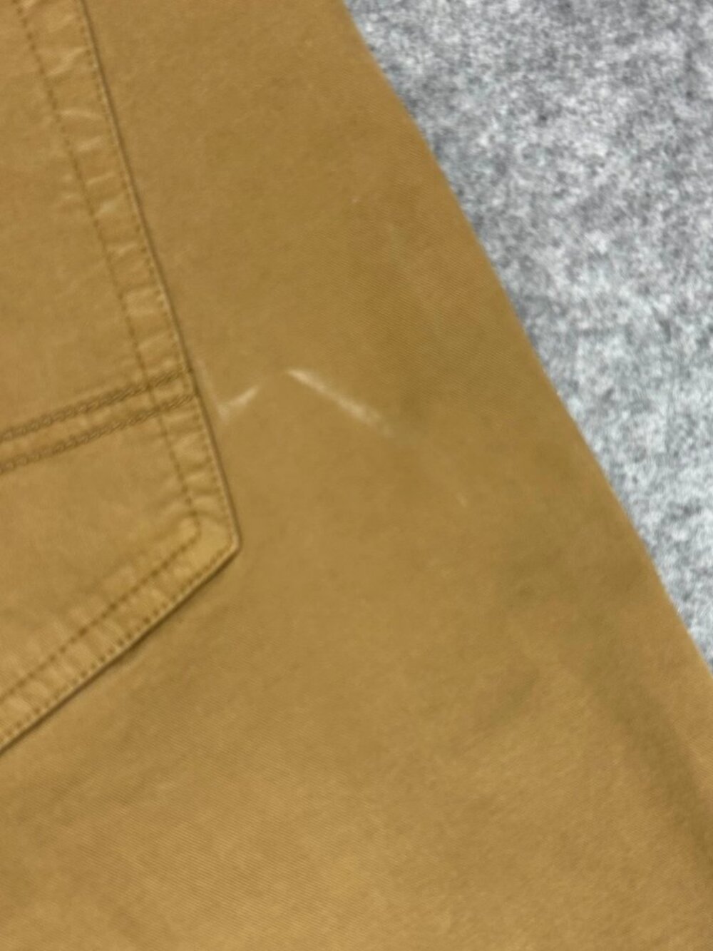 Orvis 1856 5-Pocket Pants Mens 42x32 Brown Twill Stretch Flat Front Straight Leg - Picture 4 of 15